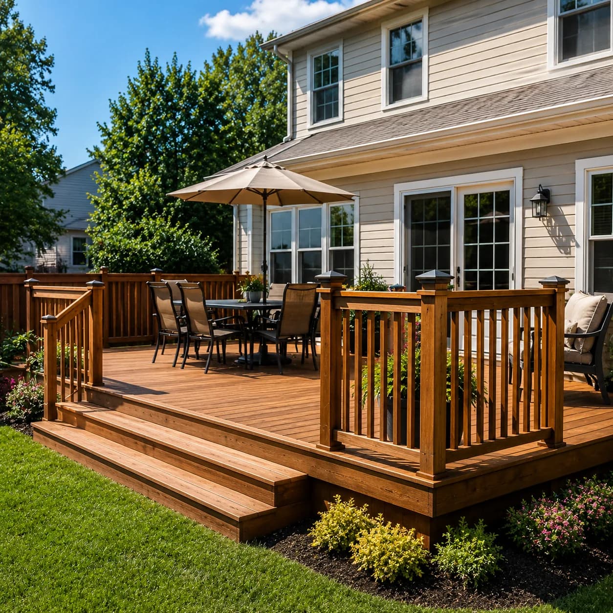 Fence and deck repair and restaining service in Buffalo NY
